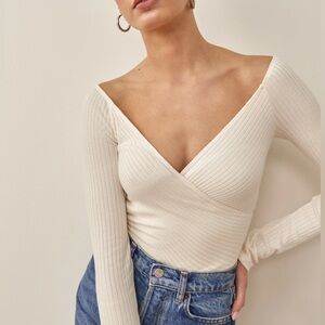 Reformation Minnie Knit Top